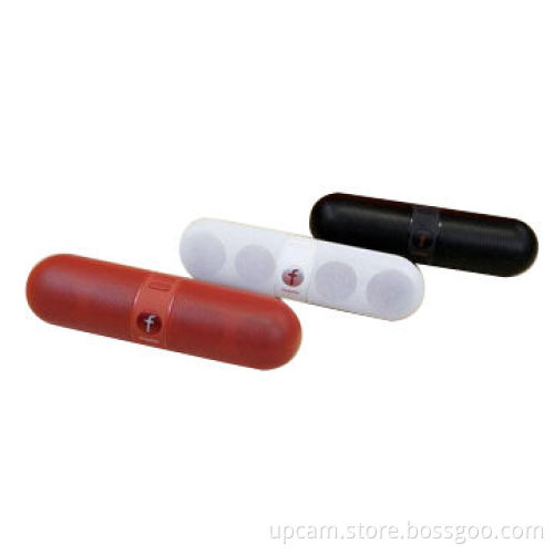 Hot Sell Fashionable Mini Wireless Stereo Pill Bluetooth Speakers for iPad/Mobile Phone/MP3 Player